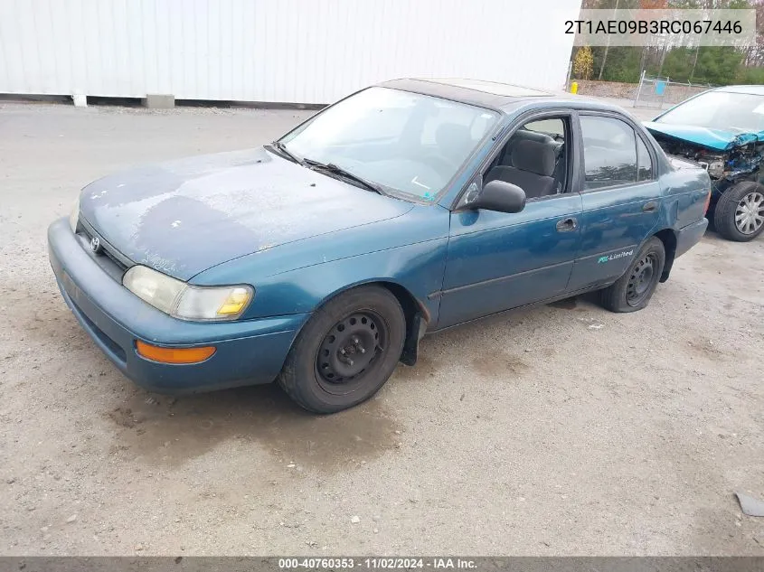 1994 Toyota Corolla Le/Dx VIN: 2T1AE09B3RC067446 Lot: 40760353