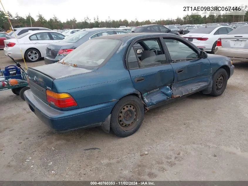 1994 Toyota Corolla Le/Dx VIN: 2T1AE09B3RC067446 Lot: 40760353