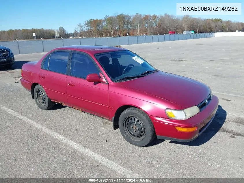 1994 Toyota Corolla Le VIN: 1NXAE00BXRZ149282 Lot: 40792111