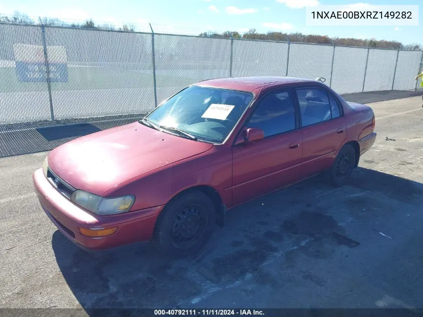 1994 Toyota Corolla Le VIN: 1NXAE00BXRZ149282 Lot: 40792111