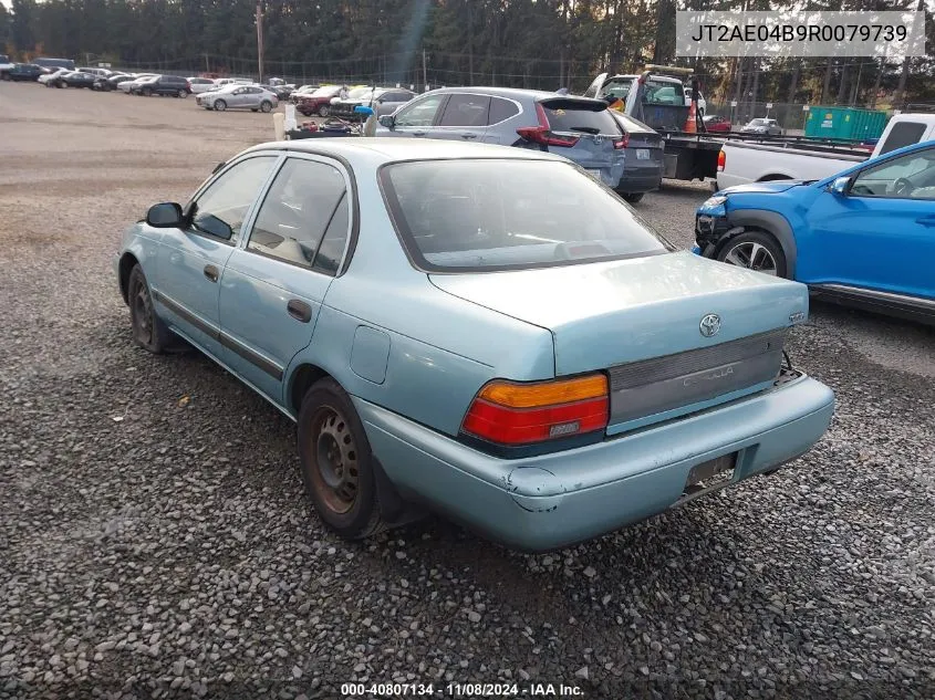 1994 Toyota Corolla VIN: JT2AE04B9R0079739 Lot: 40807134