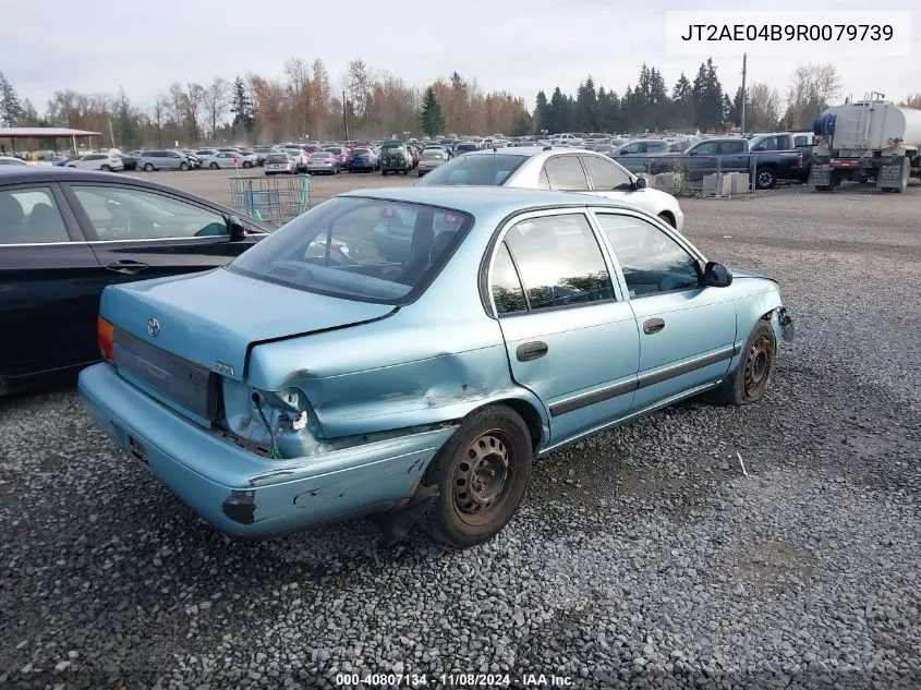 1994 Toyota Corolla VIN: JT2AE04B9R0079739 Lot: 40807134