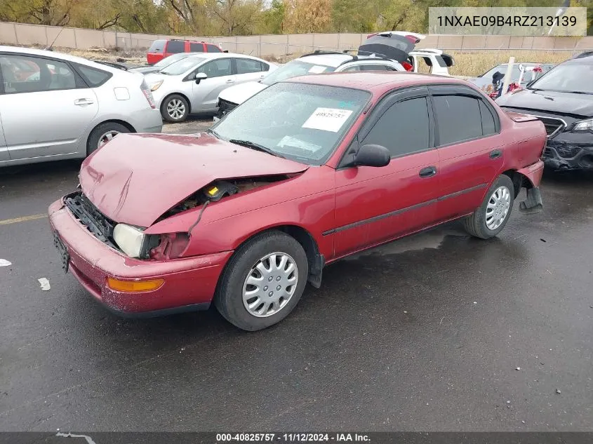 1994 Toyota Corolla Le/Dx VIN: 1NXAE09B4RZ213139 Lot: 40825757