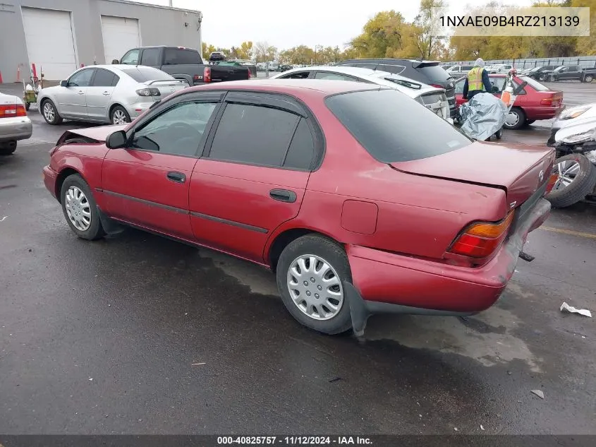 1994 Toyota Corolla Le/Dx VIN: 1NXAE09B4RZ213139 Lot: 40825757