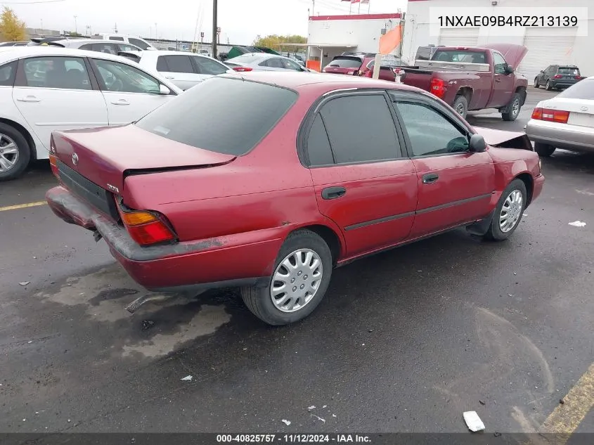 1994 Toyota Corolla Le/Dx VIN: 1NXAE09B4RZ213139 Lot: 40825757