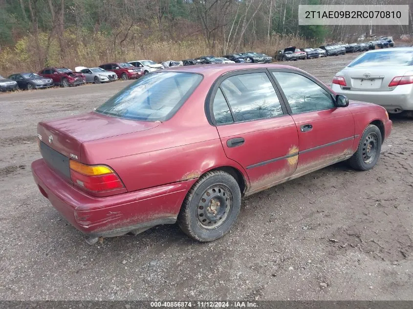 1994 Toyota Corolla Le/Dx VIN: 2T1AE09B2RC070810 Lot: 40856874