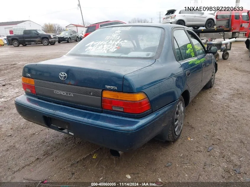 1994 Toyota Corolla Le/Dx VIN: 1NXAE09B3RZ220633 Lot: 40860005