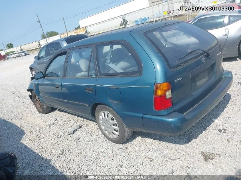 1995 Toyota Corolla Dx VIN: JT2AE09VXS0103300 Lot: 40289262