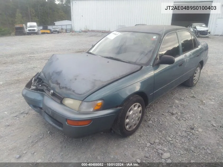 1995 Toyota Corolla VIN: JT2AE04B9S0100403 Lot: 40488052