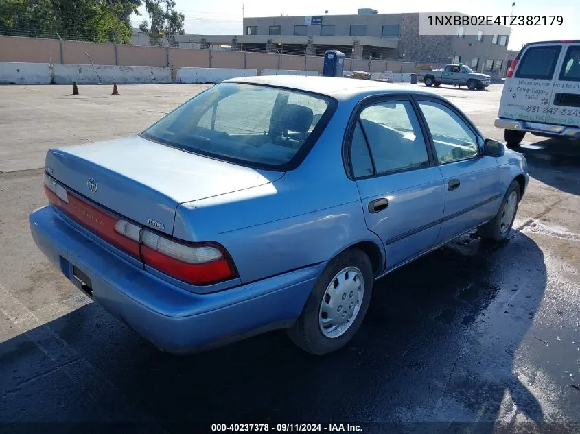 1996 Toyota Corolla Dx VIN: 1NXBB02E4TZ382179 Lot: 40237378