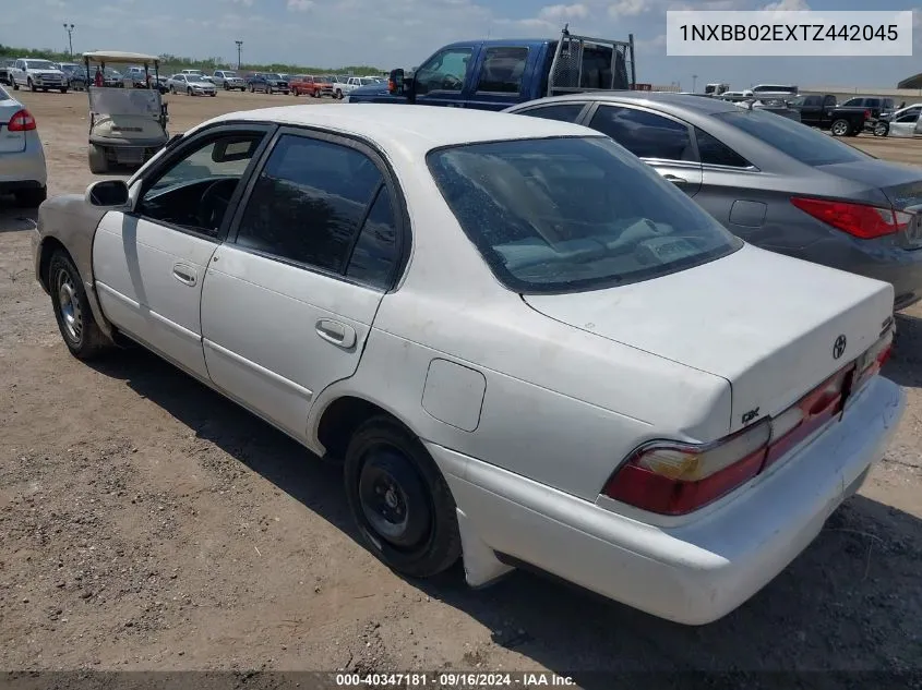 1996 Toyota Corolla Dx VIN: 1NXBB02EXTZ442045 Lot: 40347181