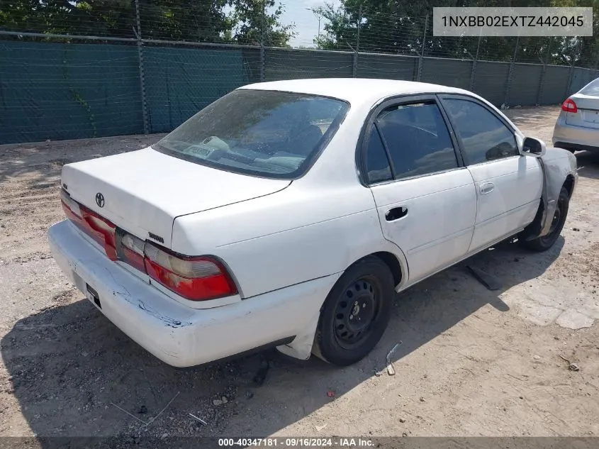 1996 Toyota Corolla Dx VIN: 1NXBB02EXTZ442045 Lot: 40347181