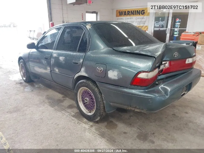 2T1BB02E9TC151702 1996 Toyota Corolla Dx