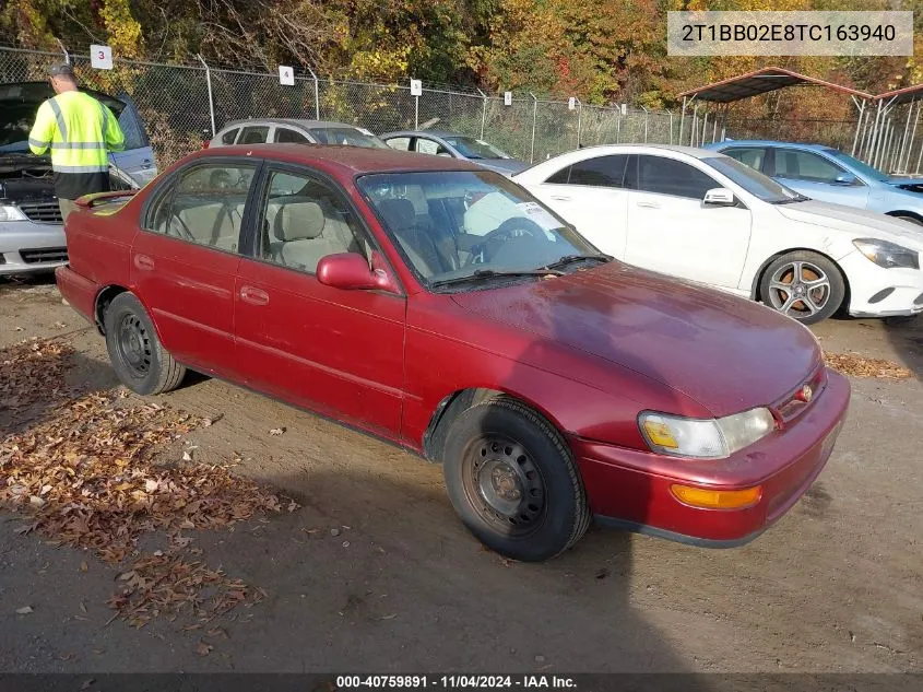 1996 Toyota Corolla Dx VIN: 2T1BB02E8TC163940 Lot: 40759891