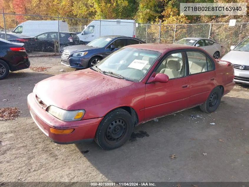 1996 Toyota Corolla Dx VIN: 2T1BB02E8TC163940 Lot: 40759891