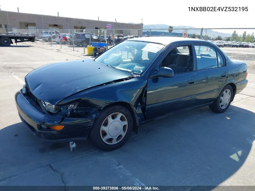 1997 Toyota Corolla Dx VIN: 1NXBB02E4VZ532195 Lot: 39373806