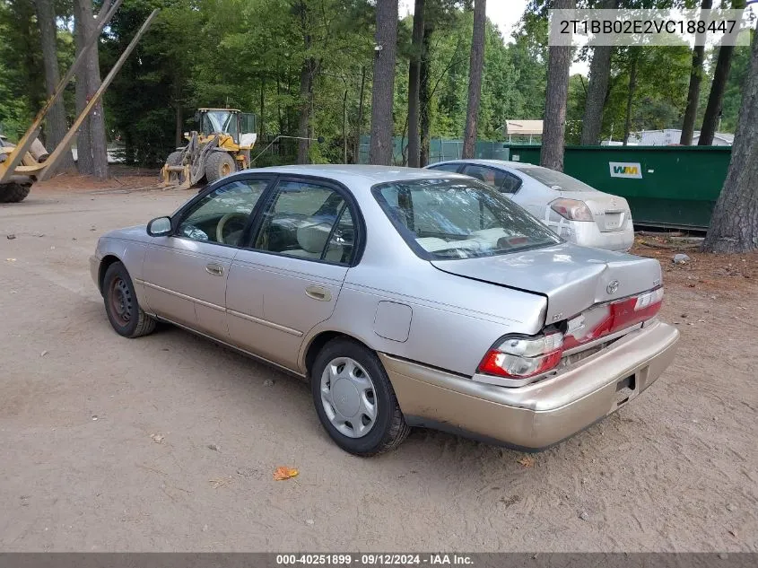 1997 Toyota Corolla Dx VIN: 2T1BB02E2VC188447 Lot: 40251899