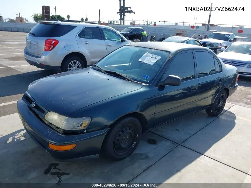 1997 Toyota Corolla Ce VIN: 1NXBA02E7VZ662474 Lot: 40294626