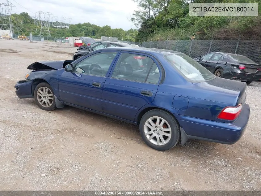 1997 Toyota Corolla Std VIN: 2T1BA02E4VC180014 Lot: 40296754