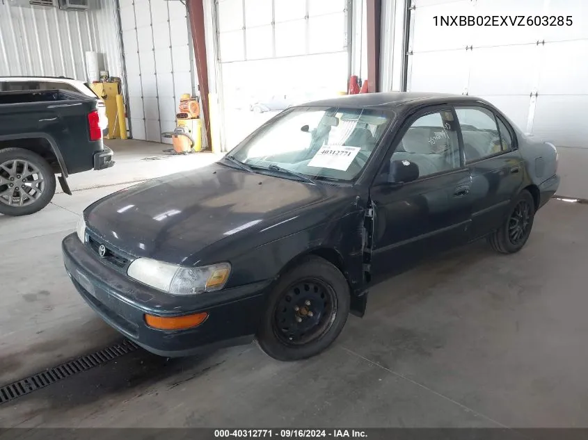 1997 Toyota Corolla Dx VIN: 1NXBB02EXVZ603285 Lot: 40312771