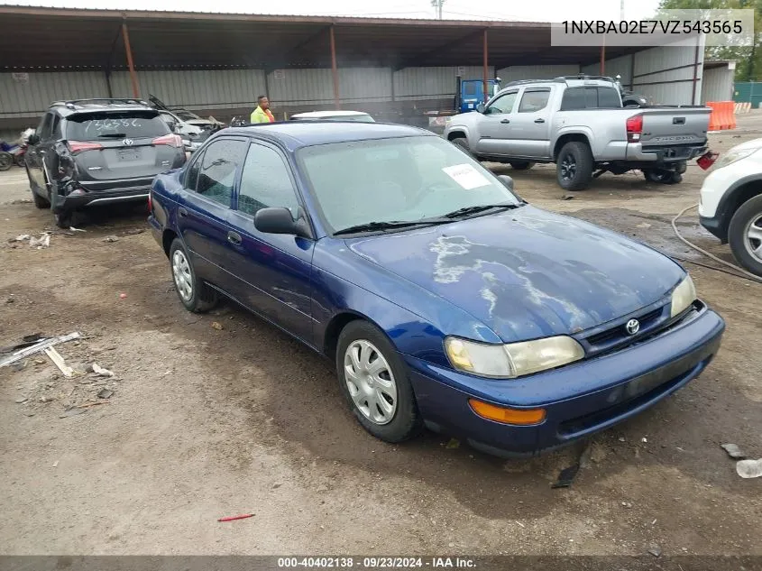 1NXBA02E7VZ543565 1997 Toyota Corolla Ce