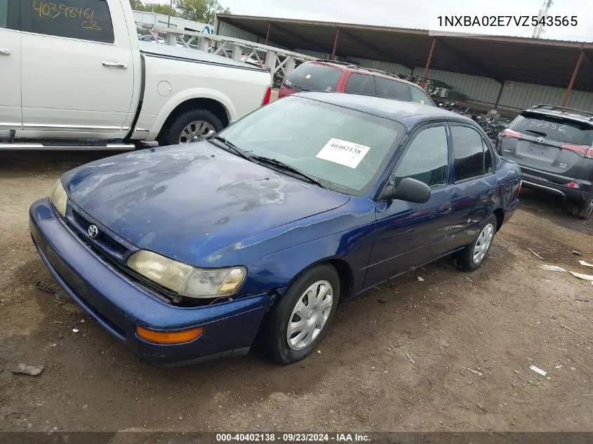 1NXBA02E7VZ543565 1997 Toyota Corolla Ce