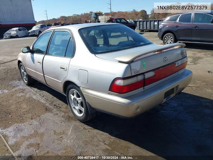 1997 Toyota Corolla Dx VIN: 1NXBB02E8VZ577379 Lot: 40738417