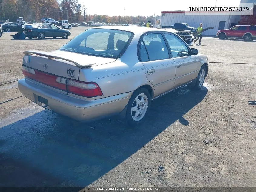 1997 Toyota Corolla Dx VIN: 1NXBB02E8VZ577379 Lot: 40738417