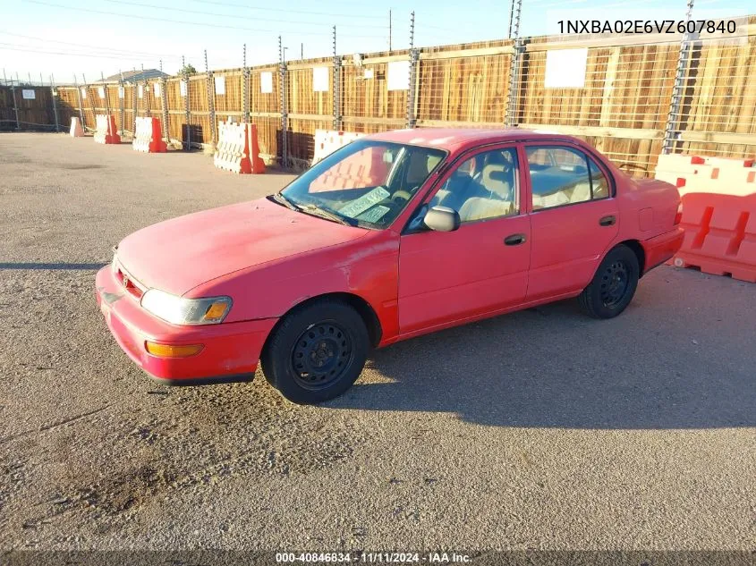 1997 Toyota Corolla Ce VIN: 1NXBA02E6VZ607840 Lot: 40846834