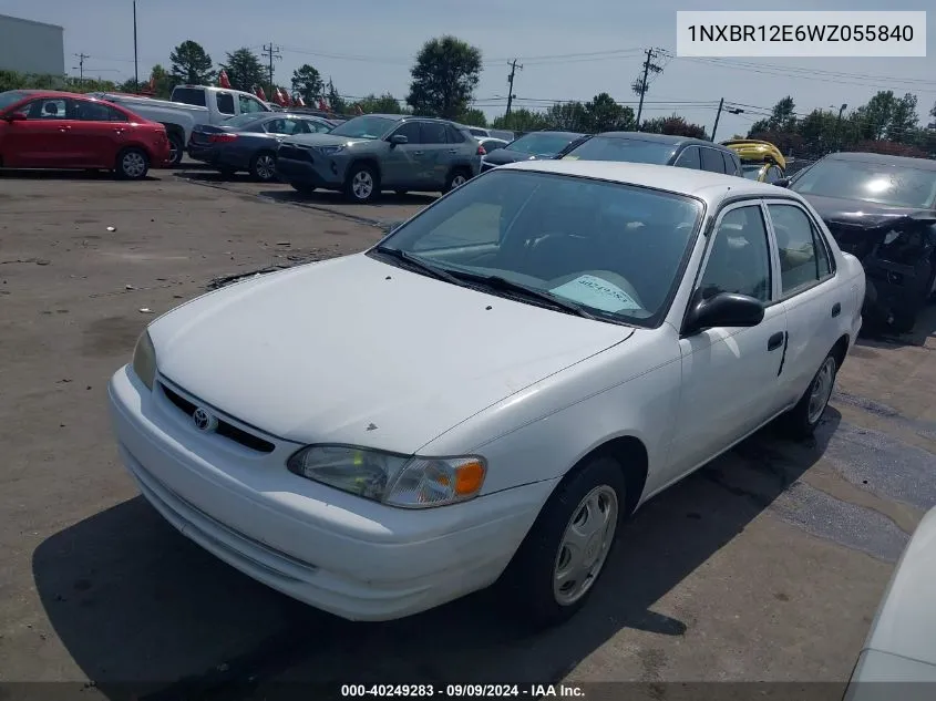 1998 Toyota Corolla Ve VIN: 1NXBR12E6WZ055840 Lot: 40249283