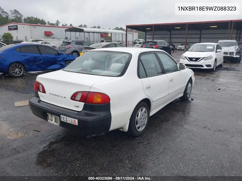 1998 Toyota Corolla Le VIN: 1NXBR18E9WZ088323 Lot: 40323086