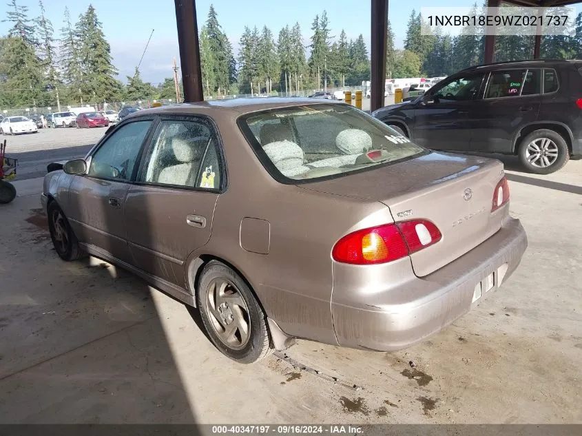 1998 Toyota Corolla Ve/Ce/Le VIN: 1NXBR18E9WZ021737 Lot: 40347197