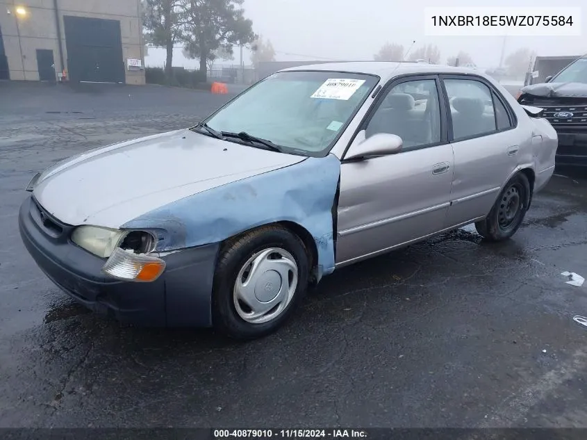 1998 Toyota Corolla Le VIN: 1NXBR18E5WZ075584 Lot: 40879010