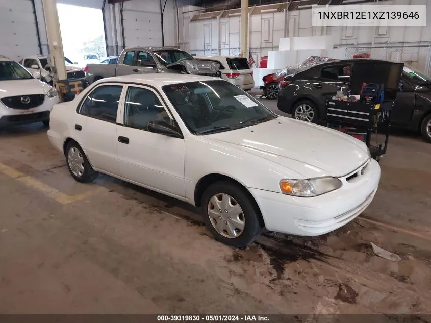 1999 Toyota Corolla Ve VIN: 1NXBR12E1XZ139646 Lot: 39319830