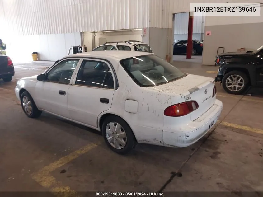 1NXBR12E1XZ139646 1999 Toyota Corolla Ve