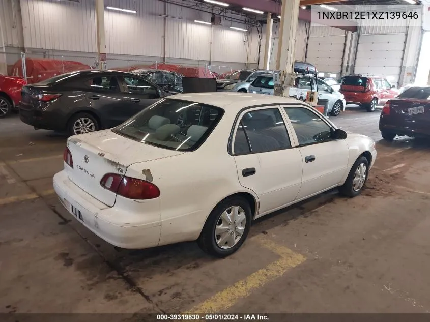 1NXBR12E1XZ139646 1999 Toyota Corolla Ve