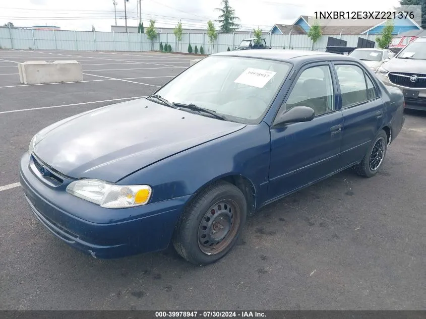 1999 Toyota Corolla Ce VIN: 1NXBR12E3XZ221376 Lot: 39978947