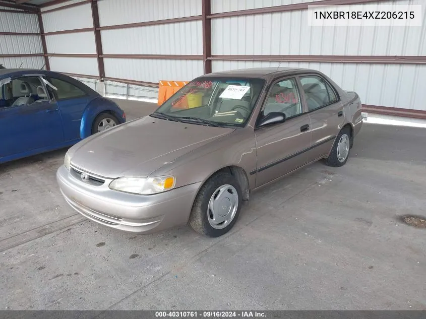 1999 Toyota Corolla Ve/Ce/Le VIN: 1NXBR18E4XZ206215 Lot: 40310761