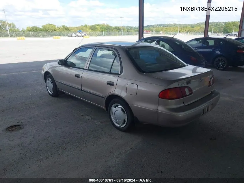 1999 Toyota Corolla Ve/Ce/Le VIN: 1NXBR18E4XZ206215 Lot: 40310761