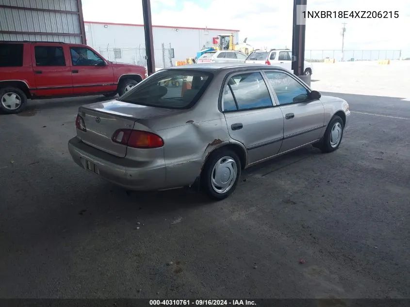 1999 Toyota Corolla Ve/Ce/Le VIN: 1NXBR18E4XZ206215 Lot: 40310761