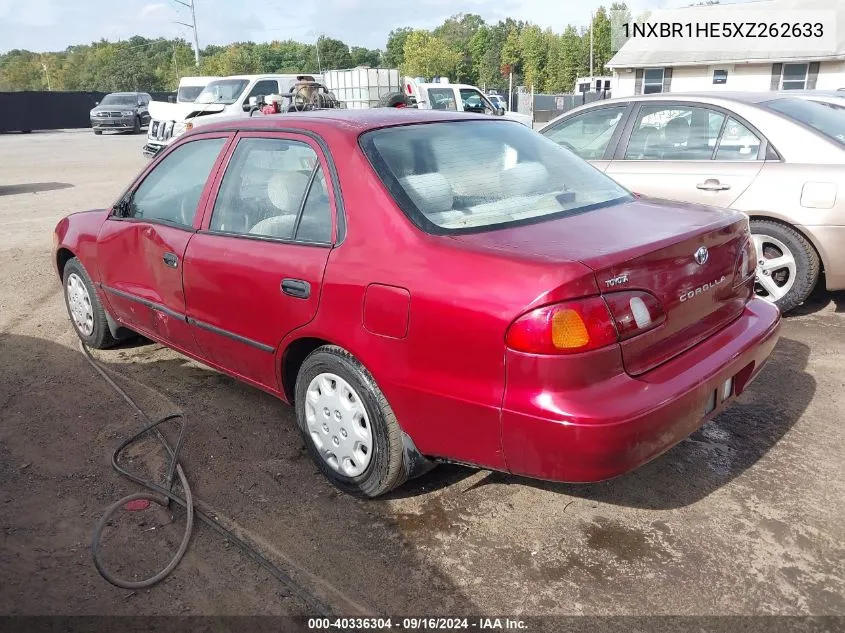 1999 Toyota Corolla VIN: 1NXBR1HE5XZ262633 Lot: 40336304