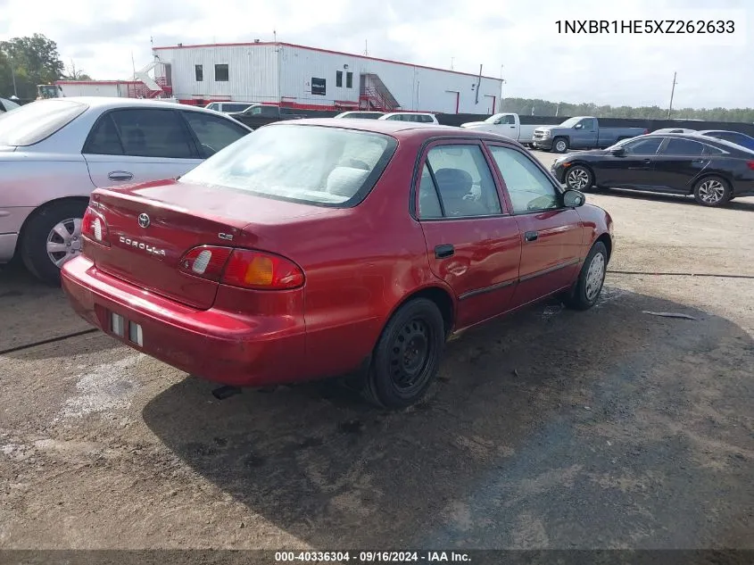 1999 Toyota Corolla VIN: 1NXBR1HE5XZ262633 Lot: 40336304