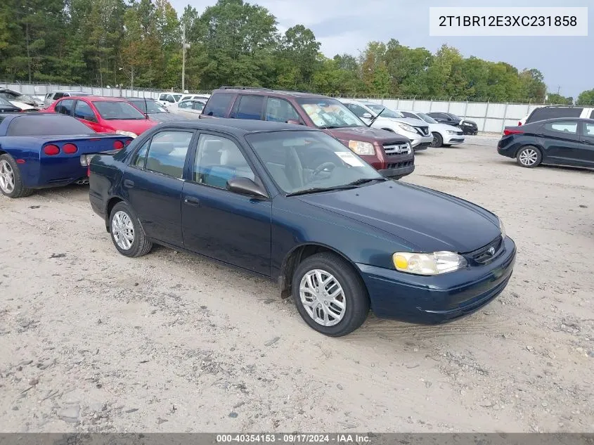 1999 Toyota Corolla Ve VIN: 2T1BR12E3XC231858 Lot: 40354153