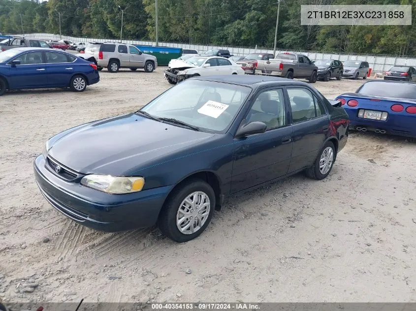 1999 Toyota Corolla Ve VIN: 2T1BR12E3XC231858 Lot: 40354153