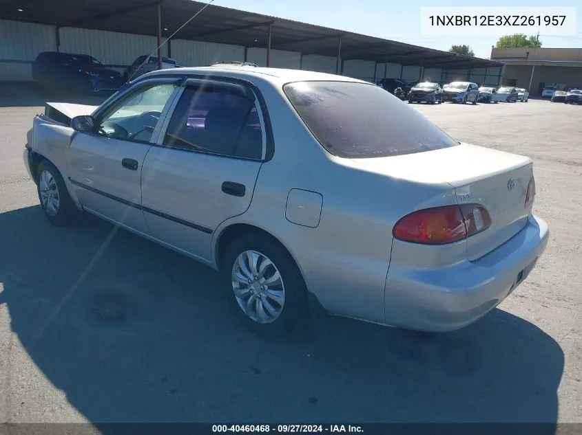 1999 Toyota Corolla Ce VIN: 1NXBR12E3XZ261957 Lot: 40460468