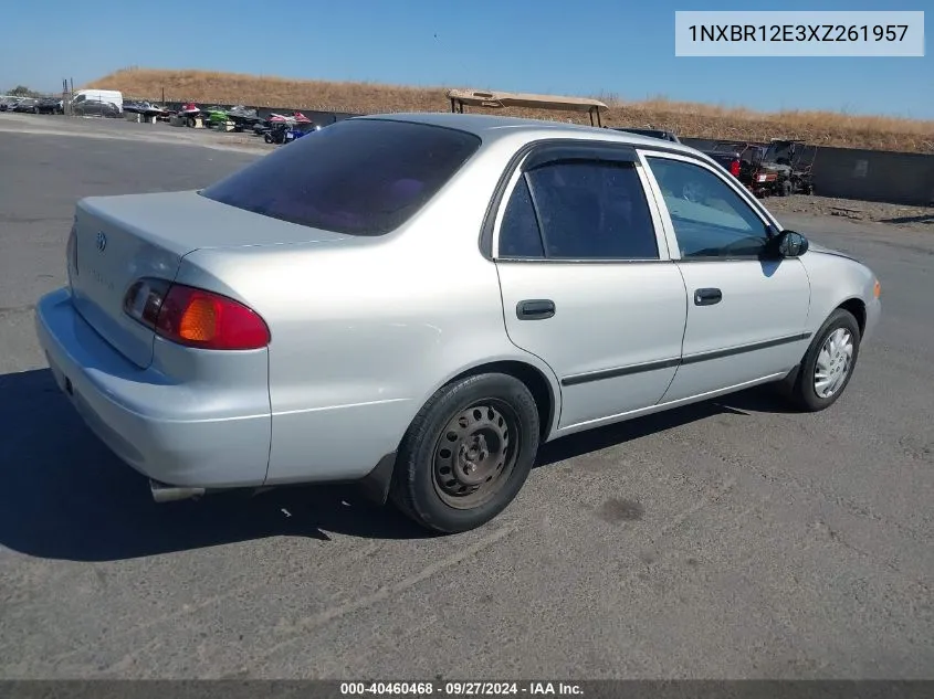 1999 Toyota Corolla Ce VIN: 1NXBR12E3XZ261957 Lot: 40460468