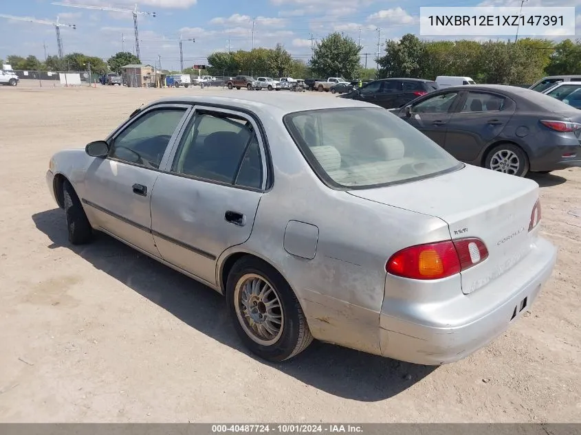 1999 Toyota Corolla Ce VIN: 1NXBR12E1XZ147391 Lot: 40487724