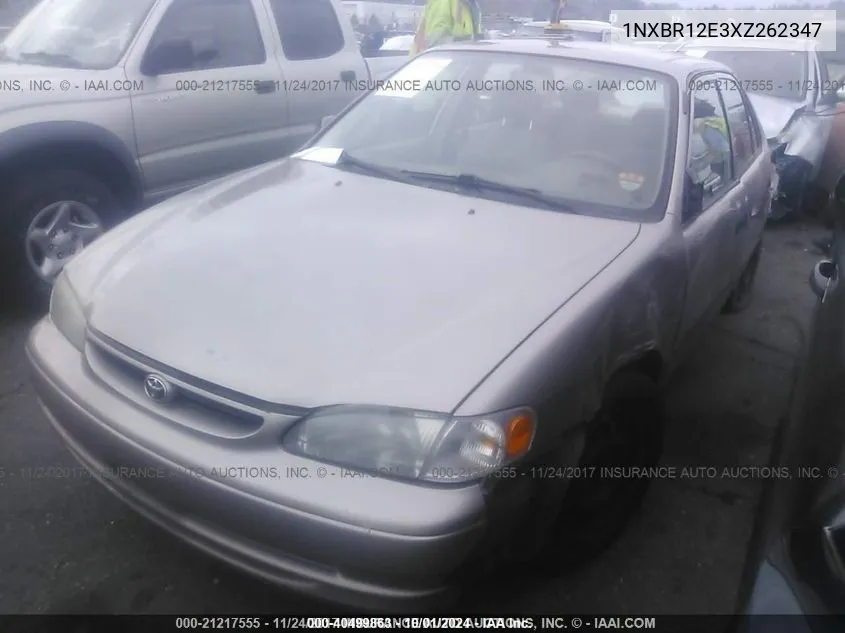 1999 Toyota Corolla Ce VIN: 1NXBR12E3XZ262347 Lot: 40499863