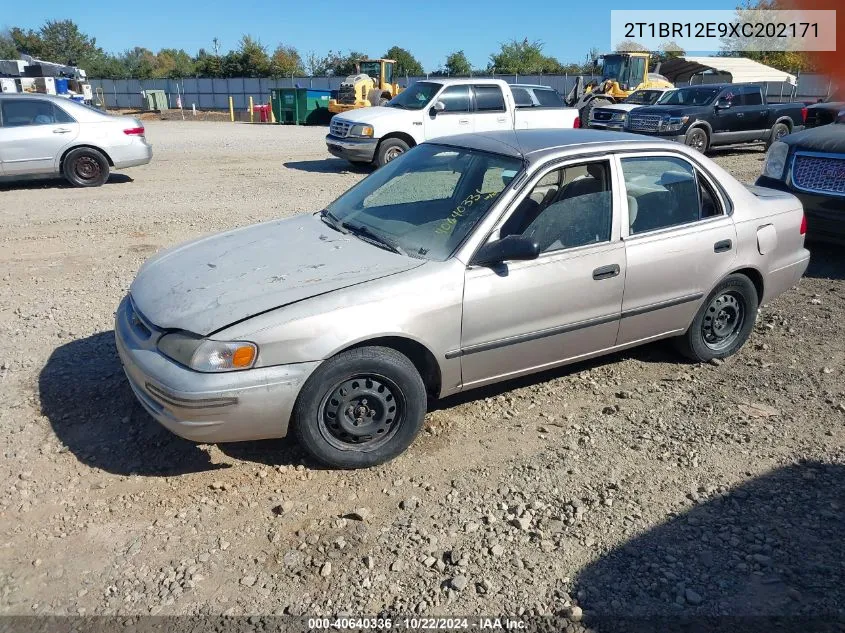 1999 Toyota Corolla Ce VIN: 2T1BR12E9XC202171 Lot: 40640336