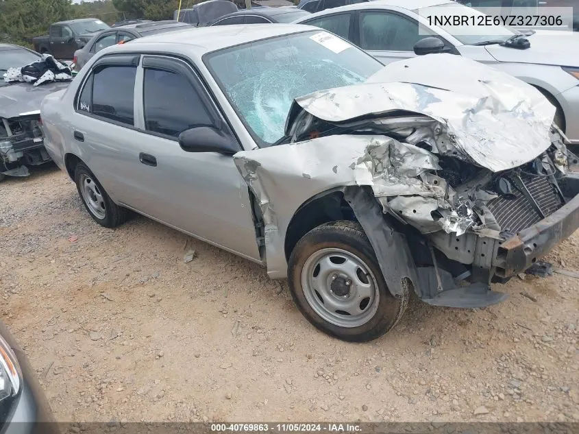 2000 Toyota Corolla Ve VIN: 1NXBR12E6YZ327306 Lot: 40769863